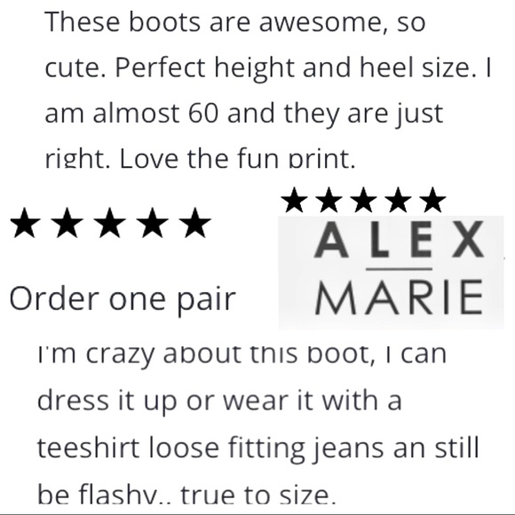 SOLD! Alex Marie Tionna Leopard Haircalf Block Heel Booties NWT - Picture 9 of 13